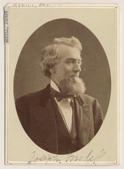 Ritratto di Joseph Medill, c.1876 da Charles Delevan Mosher