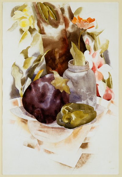 Melanzana e peperone verde da Charles Demuth