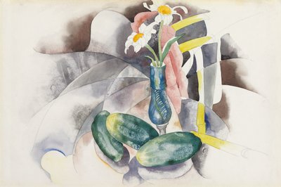 Fiori e cetrioli, c.1924 da Charles Demuth