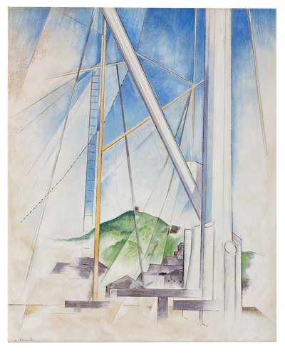 In chiave di blu, c.1919 da Charles Demuth