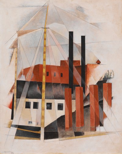 Vacanza del traslocatore di pianoforti da Charles Demuth
