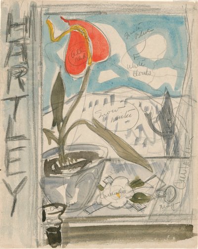 Studio per il ritratto del poster: Marsden Hartley da Charles Demuth