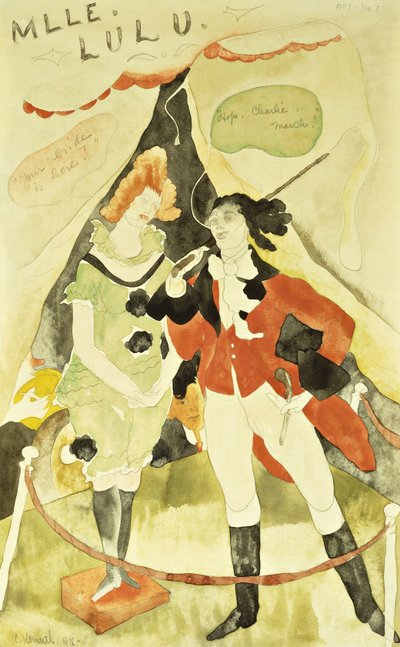 Il domatore di animali presenta da Charles Demuth