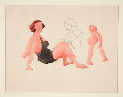 Tre Donne sulla Spiaggia, Provincetown da Charles Demuth