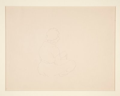 Donna seduta sulla spiaggia, probabilmente a Provincetown da Charles Demuth