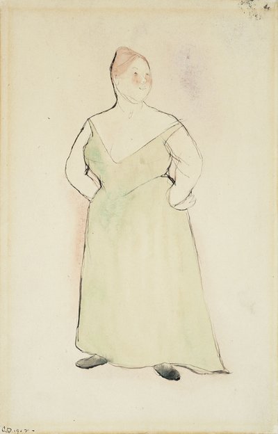 Donna in abito da sera da Charles Demuth