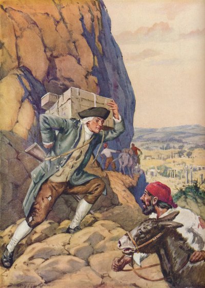 James Bruce aiuta il suo seguace, c1925 da Charles Dudley Tennant