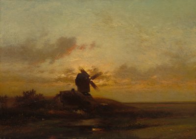 Il mulino a vento, fine anni 1850 da Charles Duprez