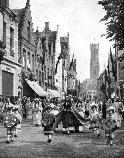 Festa del Santo Sangue di Cristo, Bruges, Belgio da Charles E. Brown
