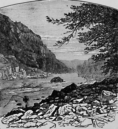 Il basso canyon, 1883 da Charles E. H. Bonwill