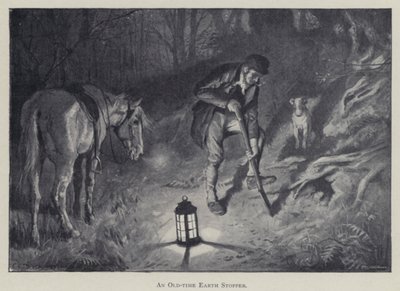 Un Vecchio Fermatore di Terra (litografia) da Charles Edmund (after) Brock