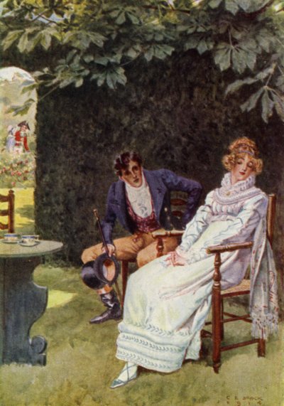 Illustrazione per The Amateur Gentleman di Jeffery Farnol da Charles Edmund (after) Brock