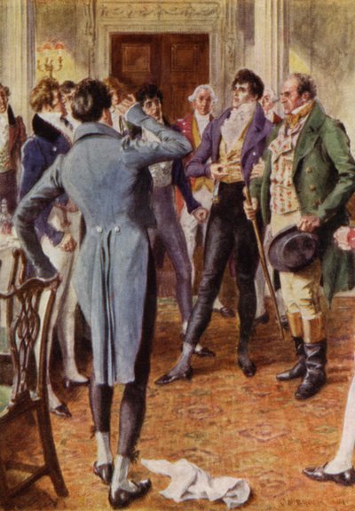 Illustrazione per The Amateur Gentleman di Jeffery Farnol da Charles Edmund (after) Brock