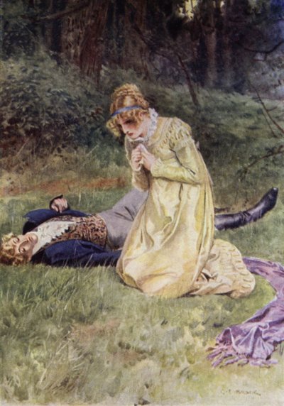 Illustrazione per The Amateur Gentleman di Jeffery Farnol da Charles Edmund (after) Brock