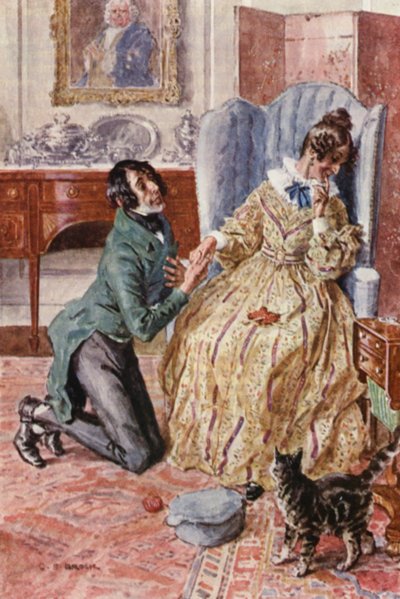 Illustrazione per Il Circolo Pickwick di Charles Dickens da Charles Edmund (after) Brock
