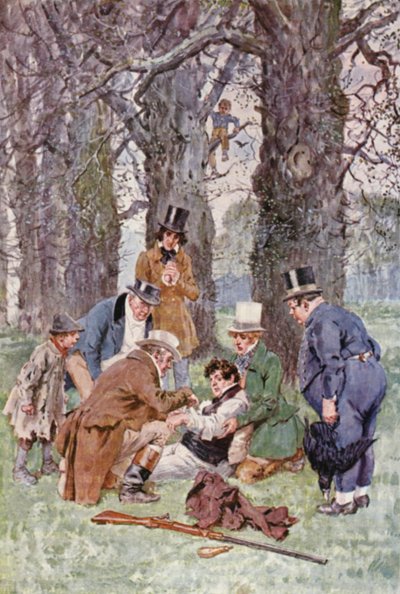 Illustrazione per Il Circolo Pickwick di Charles Dickens da Charles Edmund (after) Brock