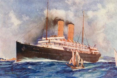 Transatlantico SS Orsova da Charles Edmund (after) Brock