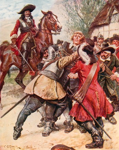 Prima che potessi pensare alla resistenza, robuste corde furono lanciate intorno a me da Charles Edmund Brock