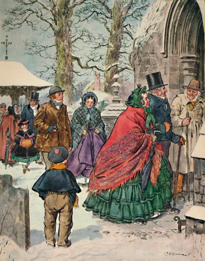 Da Natale. Saggi di Alexander Smith Dreamthorp, 1862, 1923 da Charles Edmund Brock