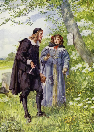 George Herbert, Sulla strada per Bemerton da Charles Edmund Brock