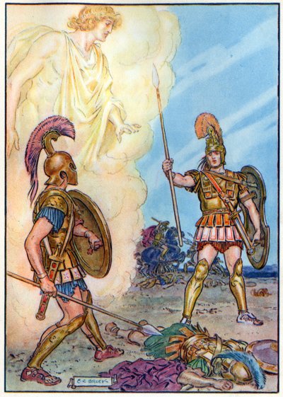 Ettore salvato da Apollo, da 