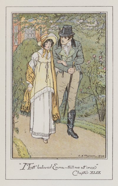 Illustrazione per Emma di Jane Austen da Charles Edmund Brock