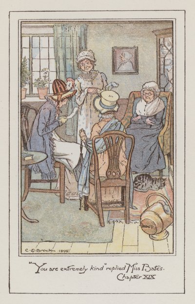 Illustrazione per Emma di Jane Austen da Charles Edmund Brock