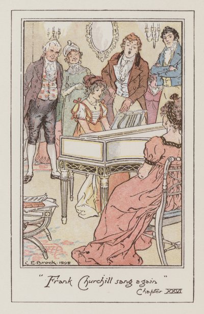 Illustrazione per Emma di Jane Austen da Charles Edmund Brock