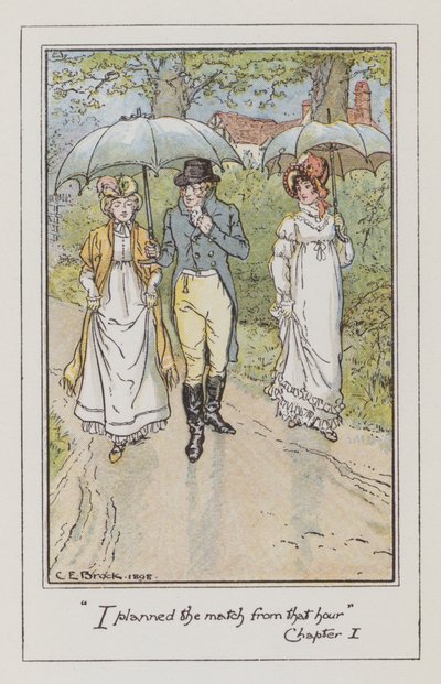 Illustrazione per Emma di Jane Austen da Charles Edmund Brock
