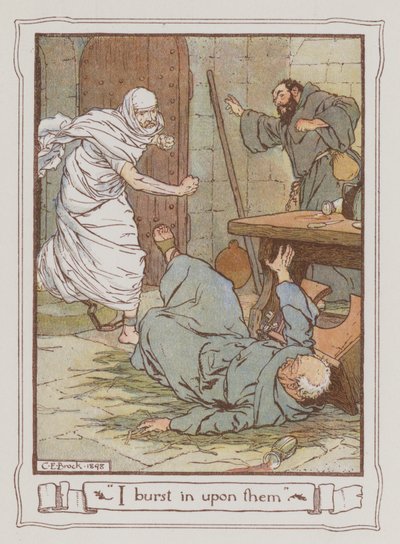 Illustrazione per Ivanhoe di Sir Walter Scott da Charles Edmund Brock