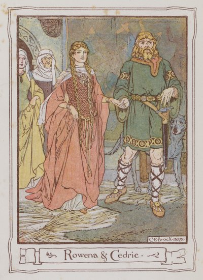 Illustrazione per Ivanhoe di Sir Walter Scott da Charles Edmund Brock