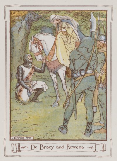 Illustrazione per Ivanhoe di Sir Walter Scott da Charles Edmund Brock