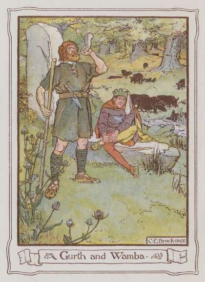 Illustrazione per Ivanhoe di Sir Walter Scott da Charles Edmund Brock
