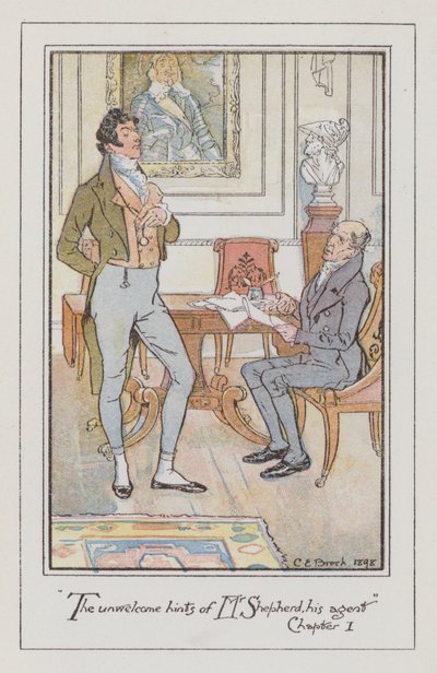 Illustrazione per Persuasione da Charles Edmund Brock