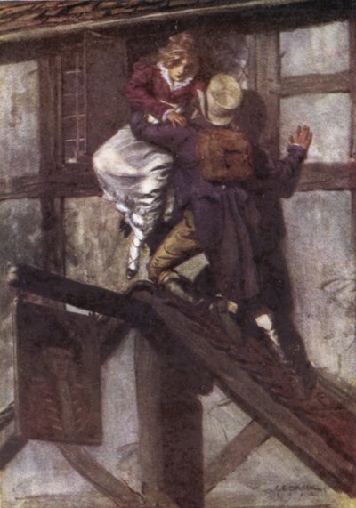 Illustrazione per The Broad Highway a Romance of Kent da Charles Edmund Brock