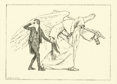 Illustrazione per The Essays of Elia di Charles Lamb da Charles Edmund Brock