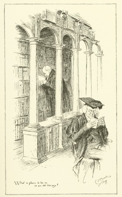 Illustrazione per Gli Essays of Elia di Charles Lamb da Charles Edmund Brock