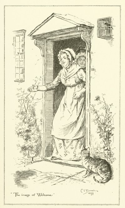 Illustrazione per Gli Essays of Elia di Charles Lamb da Charles Edmund Brock