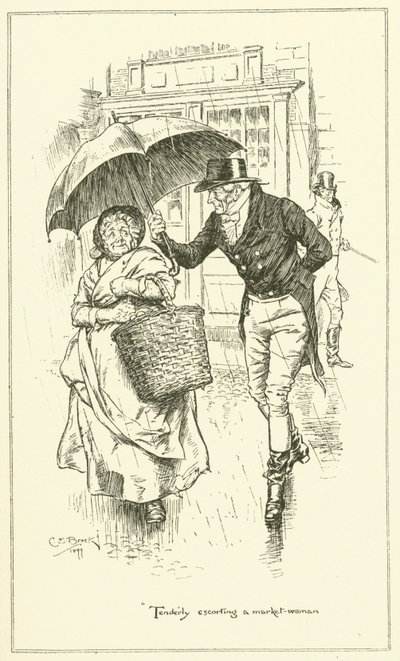 Illustrazione per The Essays of Elia di Charles Lamb da Charles Edmund Brock