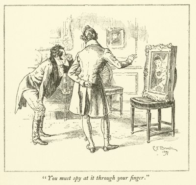 Illustrazione per The Essays of Elia di Charles Lamb da Charles Edmund Brock