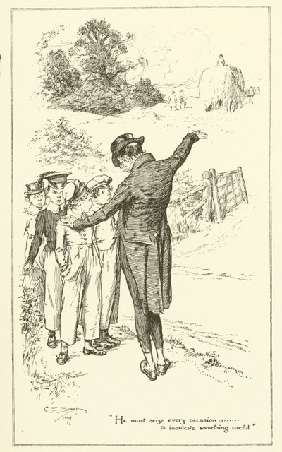 Illustrazione per Gli saggi di Elia di Charles Lamb da Charles Edmund Brock