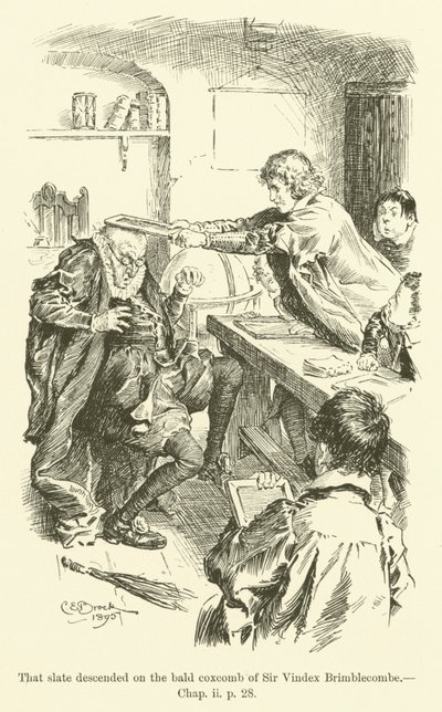 Illustrazione per Westward Ho! di Charles Kingsley da Charles Edmund Brock