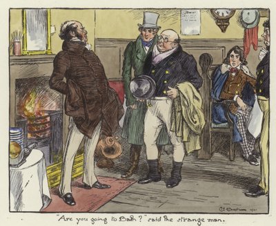 Illustrazione per i Pickwick Papers da Charles Edmund Brock