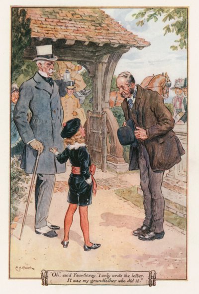 Il piccolo Lord Fauntleroy di Frances Hodgson Burnett da Charles Edmund Brock