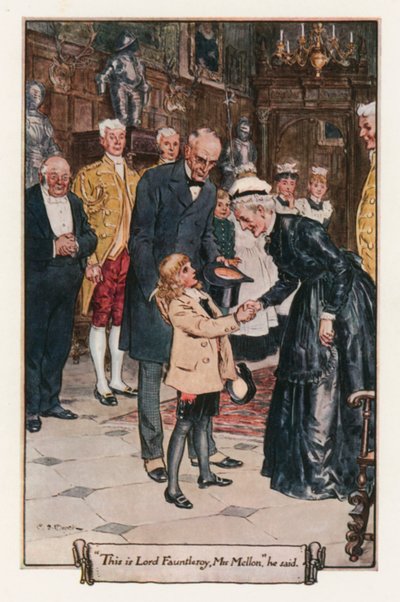 Il piccolo Lord Fauntleroy di Frances Hodgson Burnett da Charles Edmund Brock