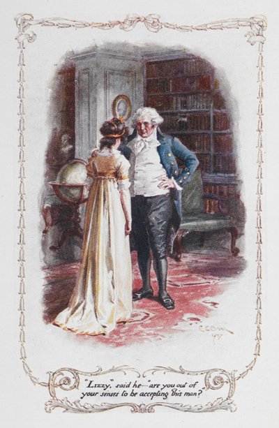 "Lizzy," disse lui... "sei fuori di testa ad accettare quest