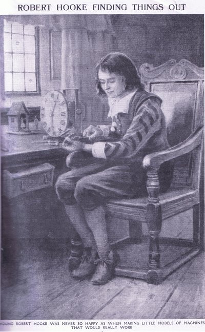 Robert Hooke scopre cose da Charles Edmund Brock
