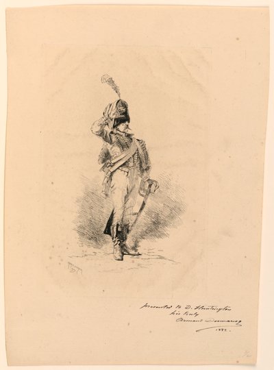 Il saluto militare da Charles Edouard Armand Dumaresq