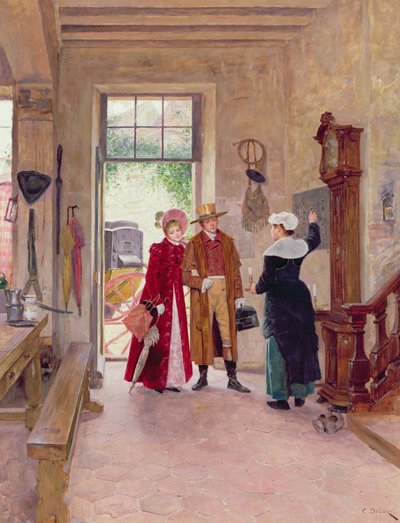 Arrivo alla locanda da Charles Edouard Delort