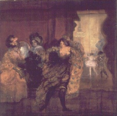 La signora del pavone da Charles Edward Conder
